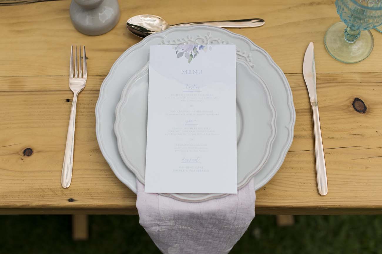 Modern Vintage Place Setting | Credit: Jack & Jane Photography