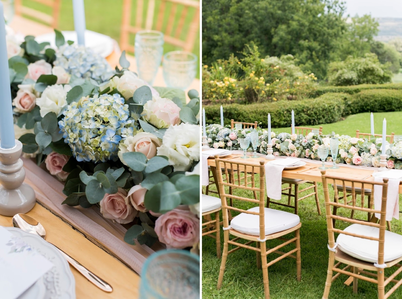 Pantone Serenity & Rose Quartz Wedding Inspiration | Credit: Jack & Jane Photography