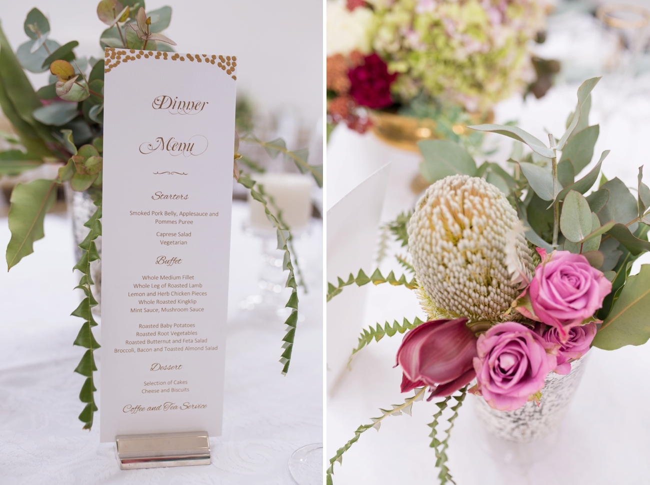 Floral & Metallic Wedding | Credit: Cheryl McEwan