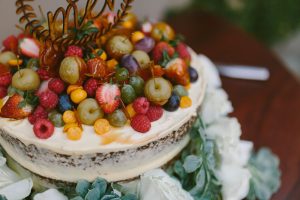 Naked Cake with Fruit Topping | Credit: Kikitography