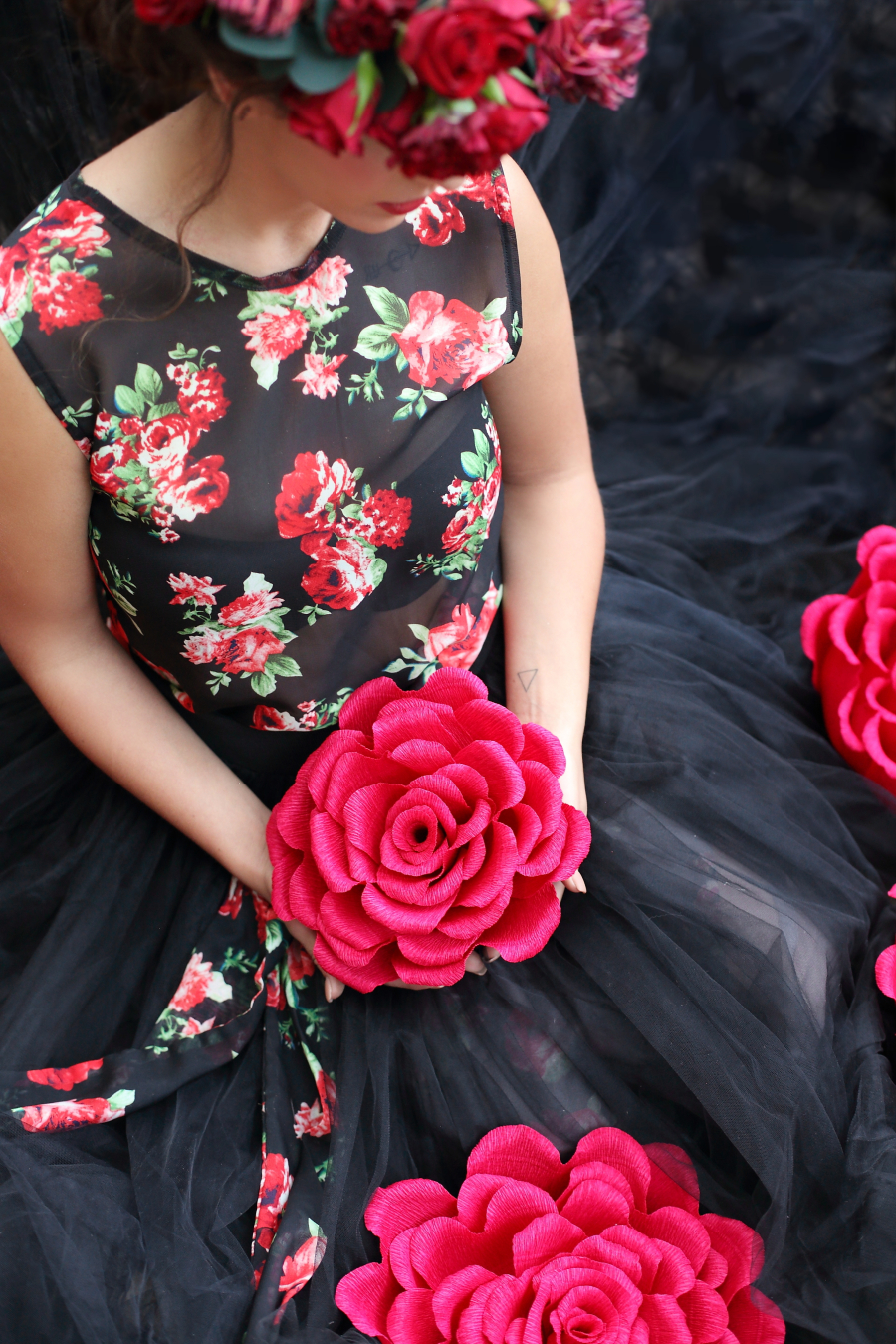 Paper Flower Bouquet | Credit: Hello Love Photography