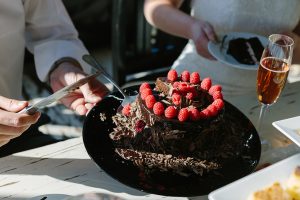 Chocolate Wedding Cake for Two | Credit: Andries Combrink & Runaway Romance