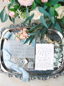 Calligraphy Invitation Suite | Credit: Courtney Leigh