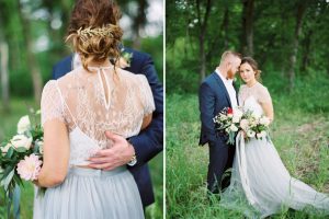 Lace Overlay Wedding Dress | Credit: Courtney Leigh
