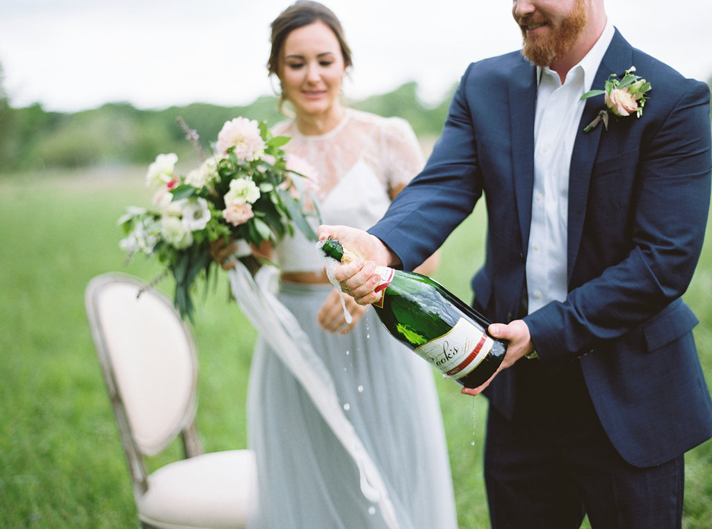 Champagne Engagement | Credit: Courtney Leigh