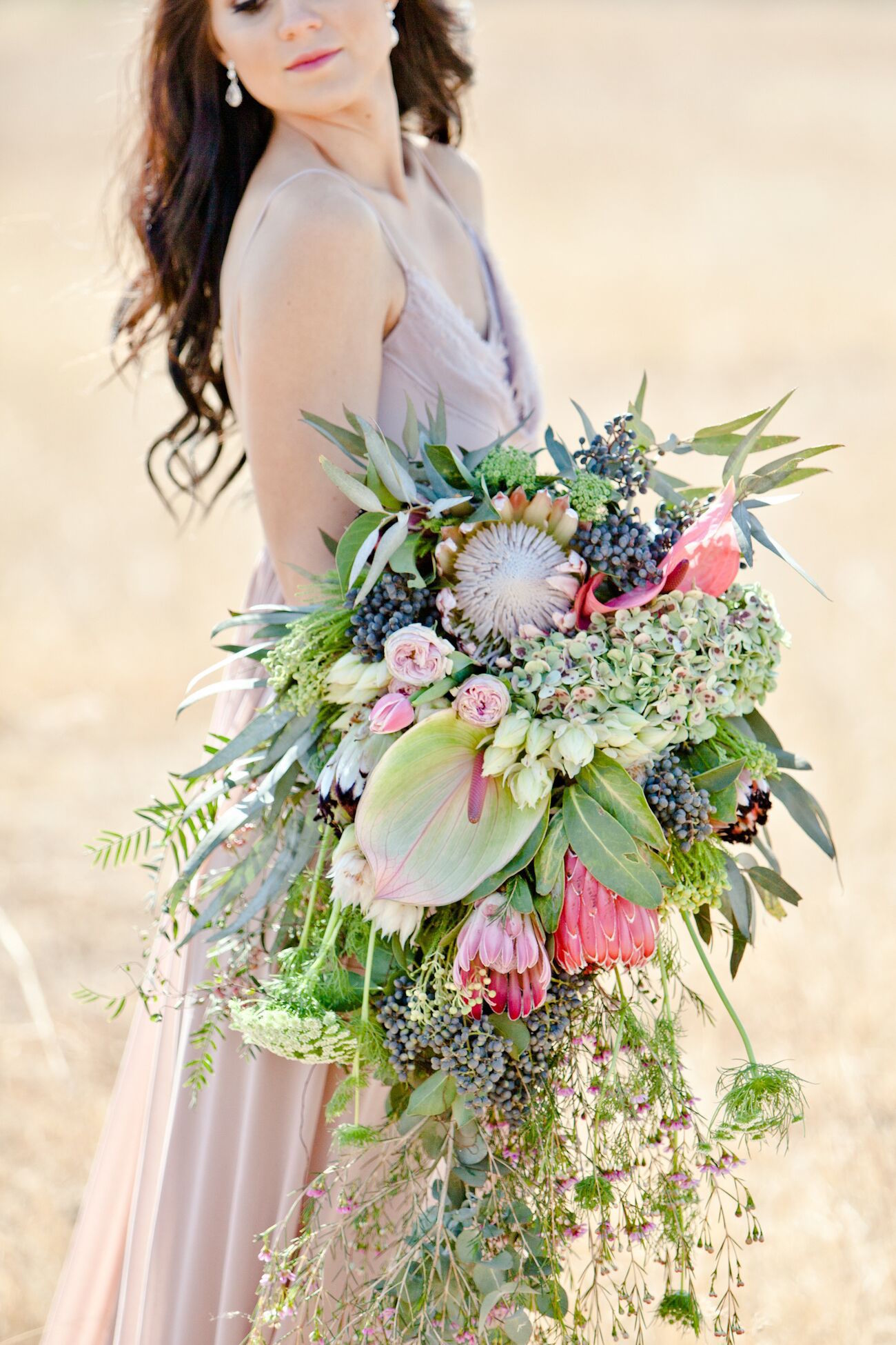 Romantic South African Protea Wedding Inspiration | Image: Corette Faux