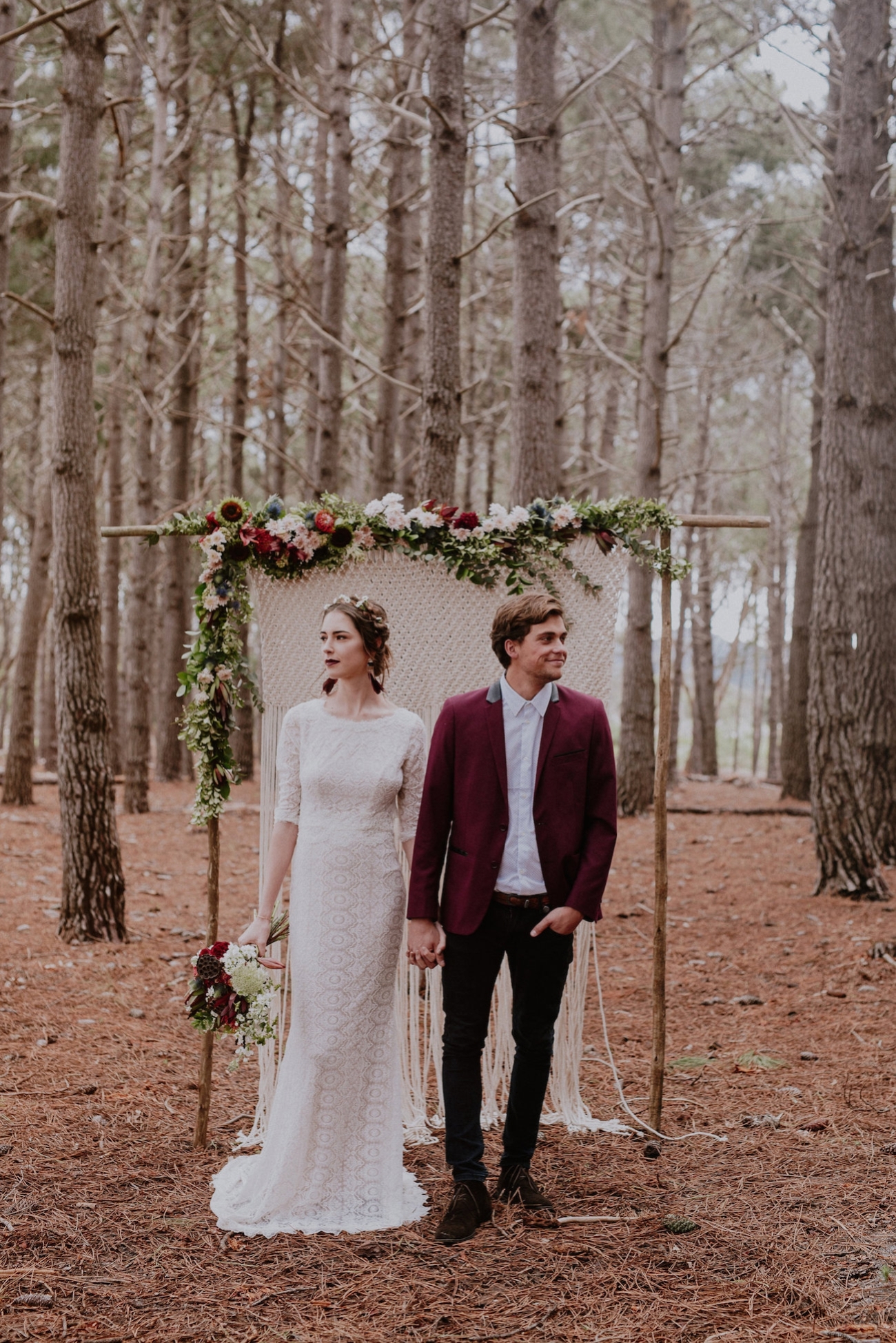 Woodlands Elopement Inspiration | Credit: Lad & Lass Photography