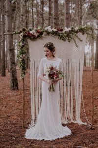 Boho Lace Wedding Dress | Credit: Lad & Lass Photography