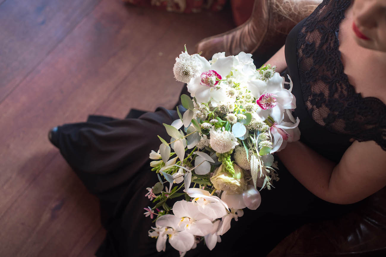 Orchid Wedding Bouquet | Credit: Jacoba Clothing/Forever September