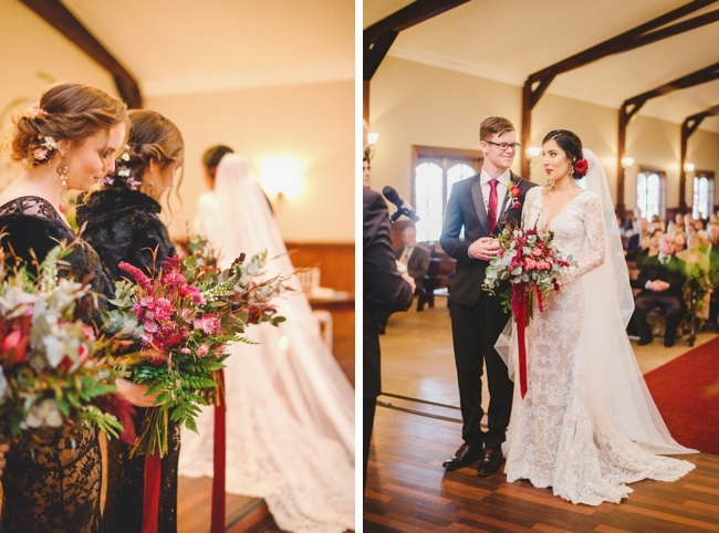 Romantic Baroque Wedding Ceremony | Credit: Roxanne Davison