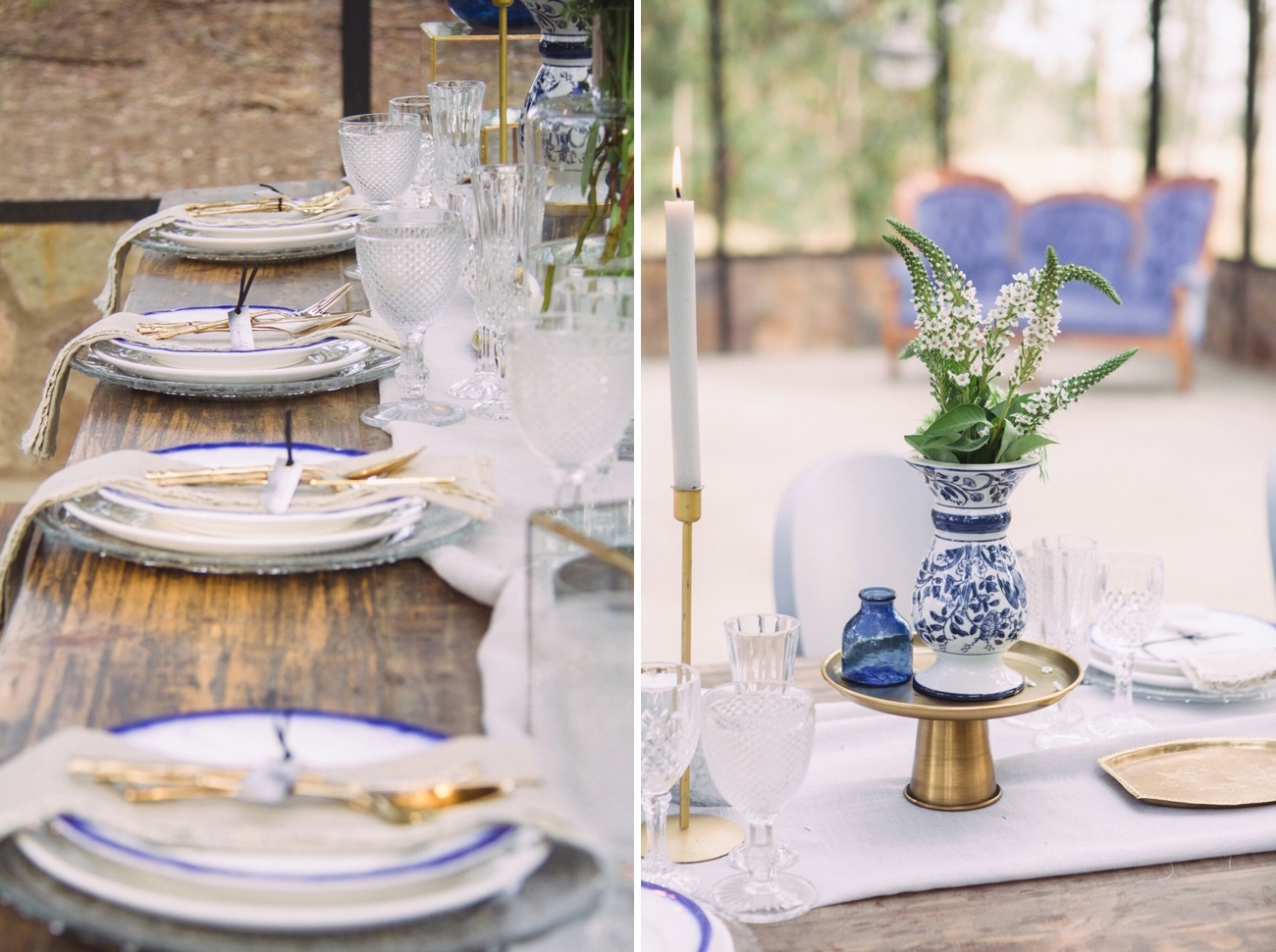 Indigo & Grey Rustic Wedding Inspiration | Credit: Dust & Dreams Photography