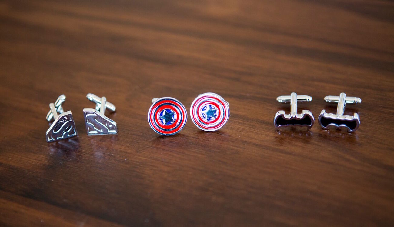 Superhero Cufflinks | Image: Daniel West