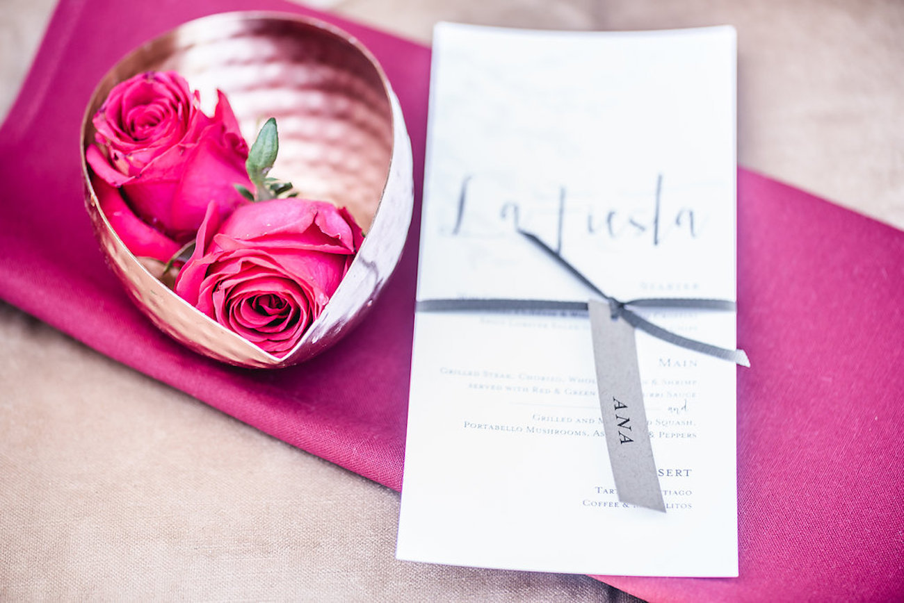 Fuschia Pink Wedding | Credit: Jacoba Clothing/PhotoKru