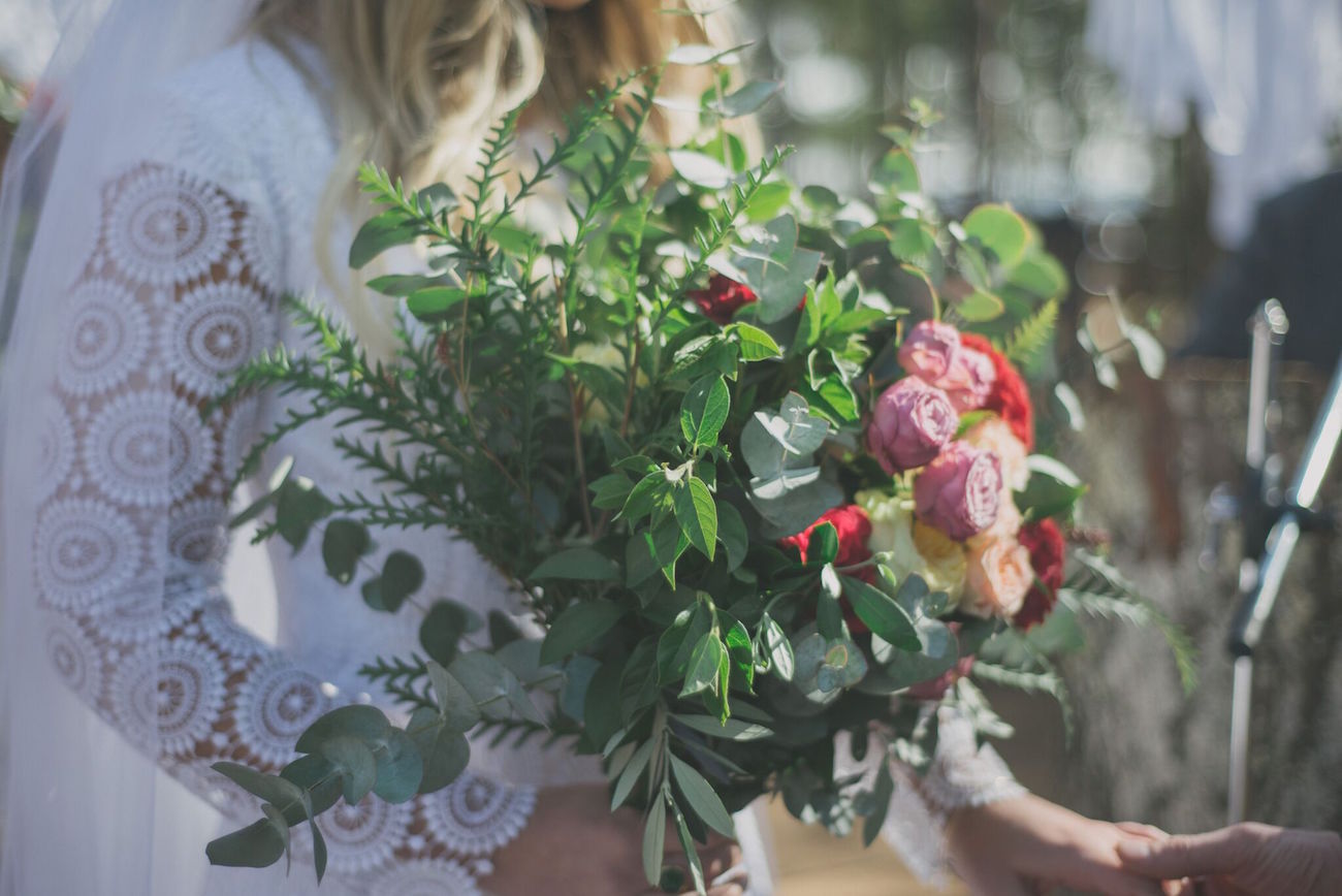 Greenery Bouquet | Credit: Vicky Bergallo