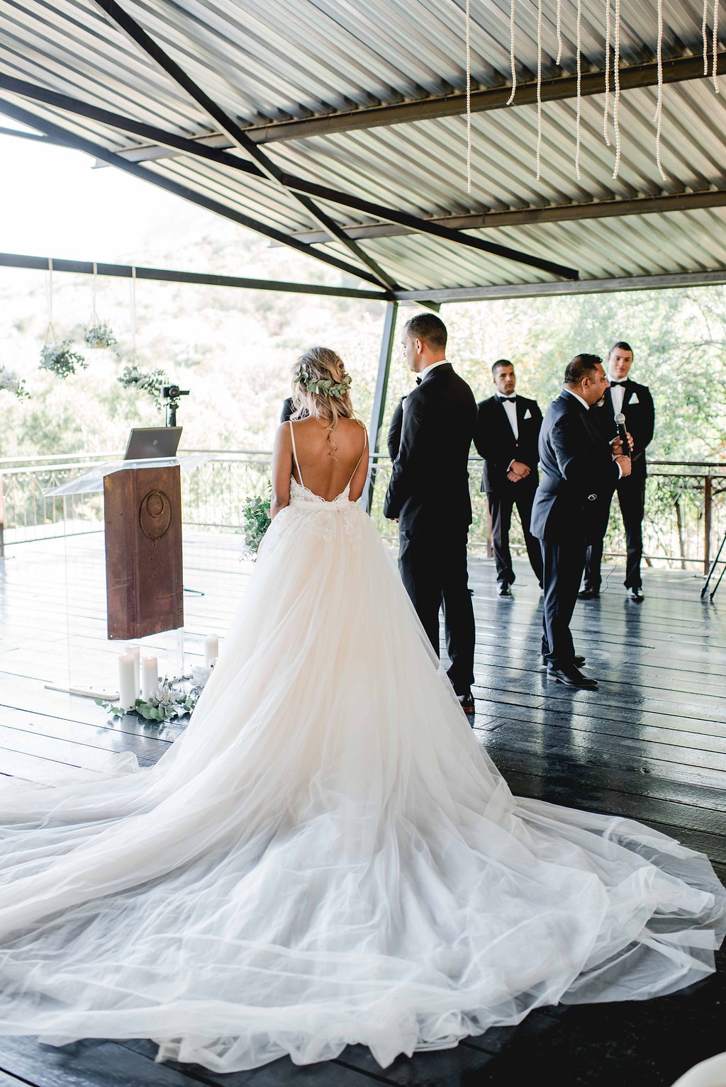 Graceful Greenery Wedding Ceremony | Image: Carla Adel