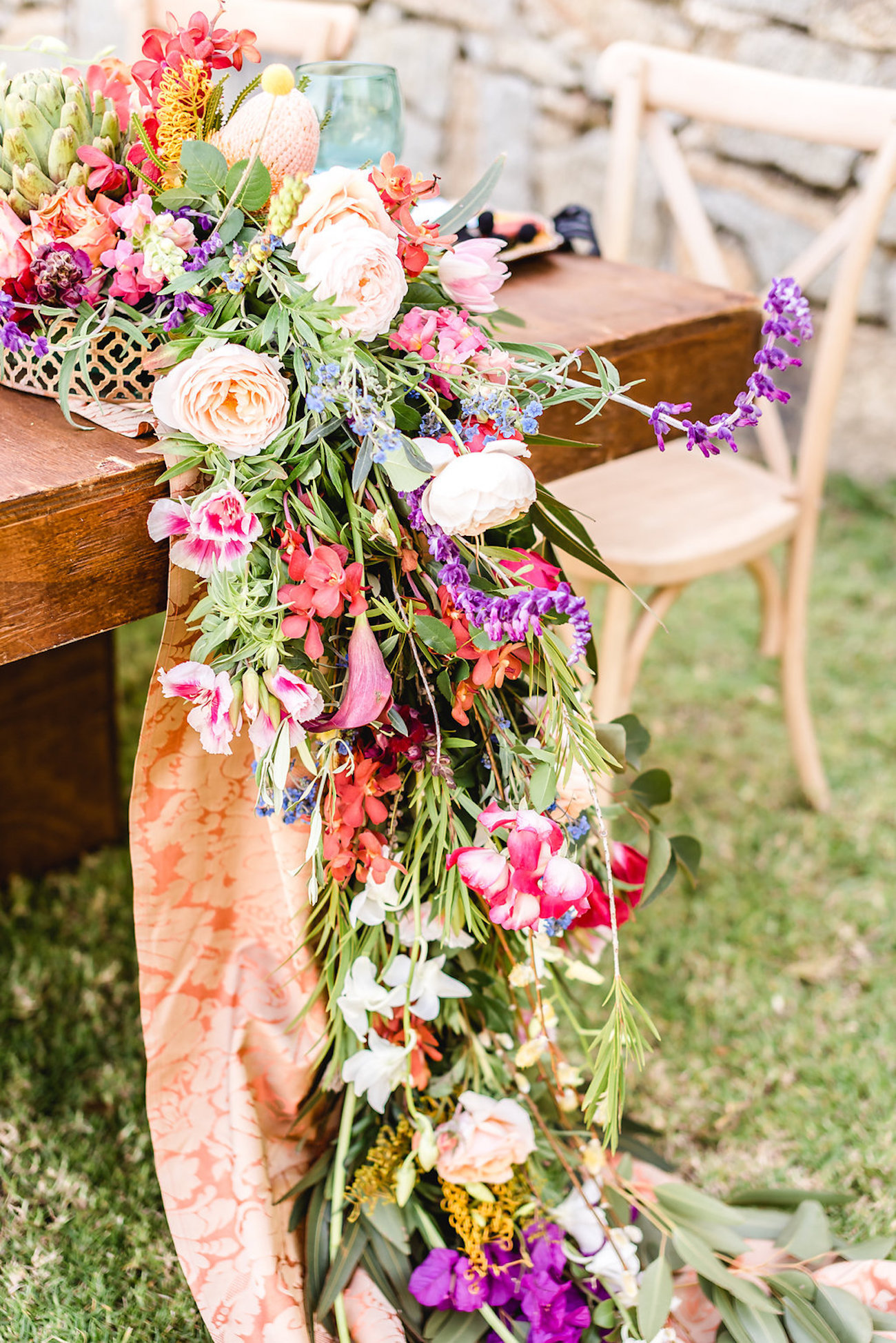 Colorful Floral Runner | Credit: Jacoba Clothing/PhotoKru