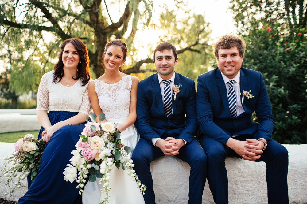 Navy and Cream Wedding Party | Images: Marli Koen