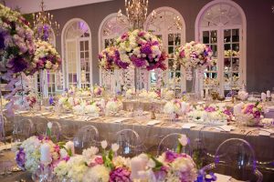 Luxurious Floral Wedding Reception | Credit: Tyme Photography & Wedding Concepts