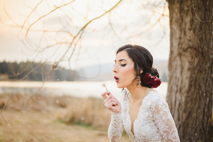 Spanish Style Bridal Hair and Makeup | Credit: Roxanne Davison