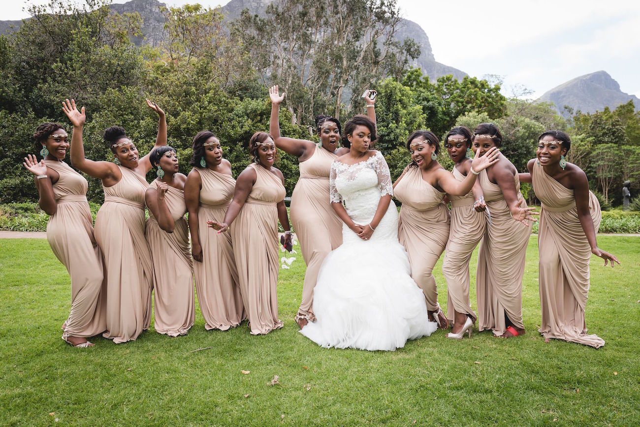 Bridesmaids in Blush | Image: Daryl Glass