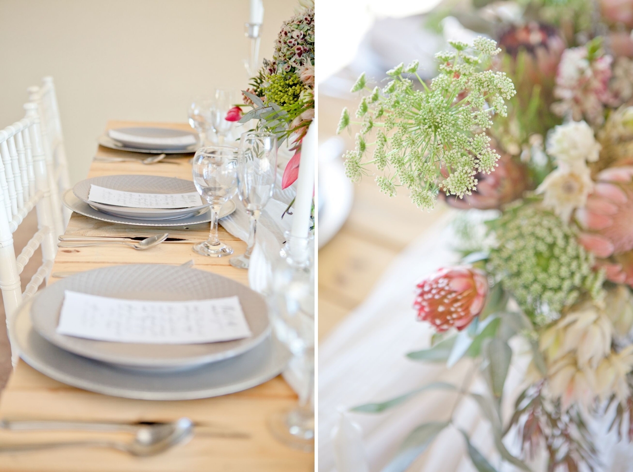 Romantic South African Protea Wedding Inspiration | Image: Corette Faux