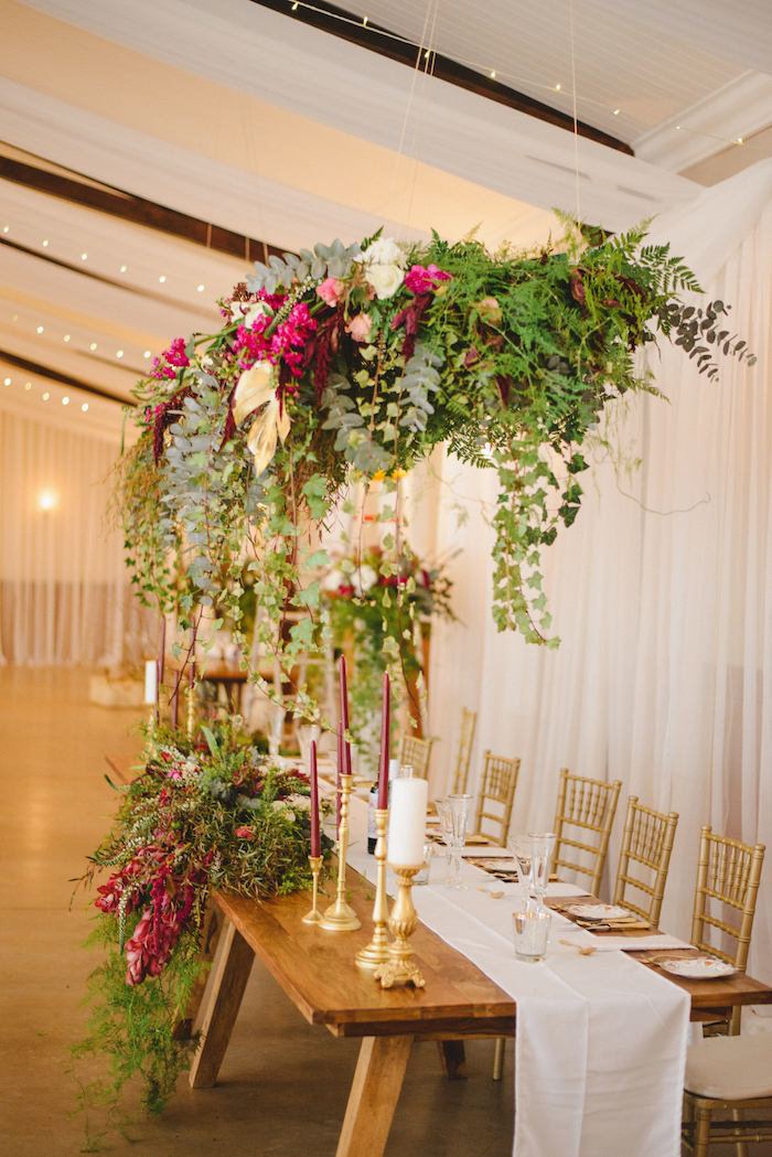 Hanging Centerpiece | Credit: Roxanne Davison