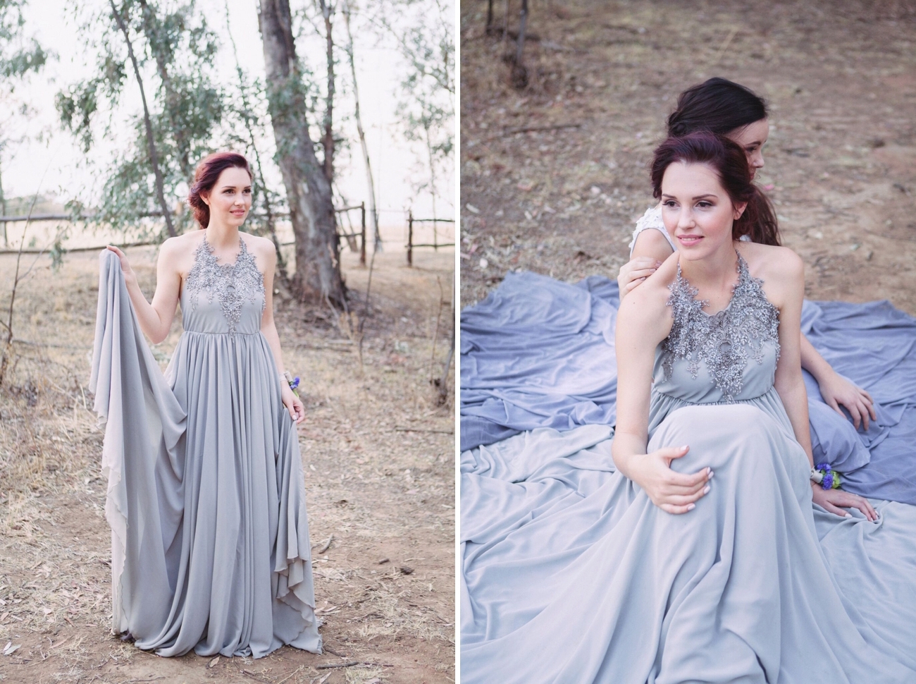 Indigo & Grey Rustic Wedding Inspiration | Credit: Dust & Dreams Photography