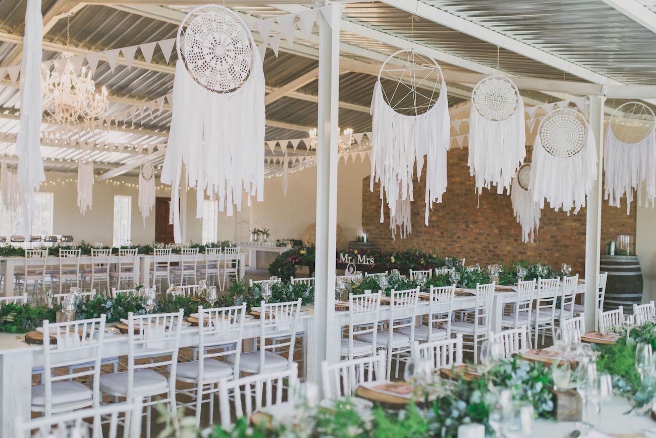 Dreamcatcher Wedding Decor | Credit: Vicky Bergallo