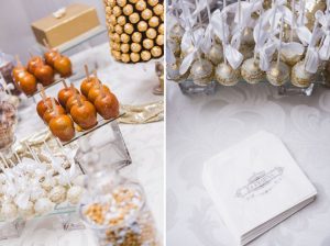 Glam Gold Dessert Table | Image: Daryl Glass