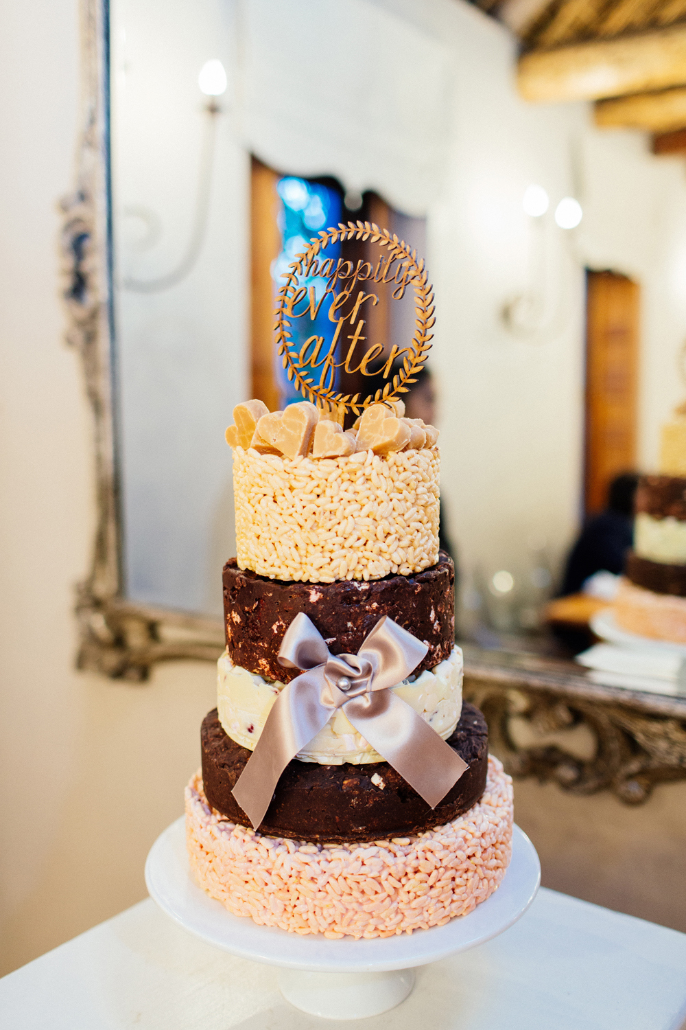 Rice Krispie Tiered Wedding Cake | Images: Marli Koen