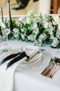 Graceful Greenery Wedding Place Setting | Image: Carla Adel