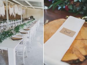 Rustic Table Decor | Credit: Vicky Bergallo