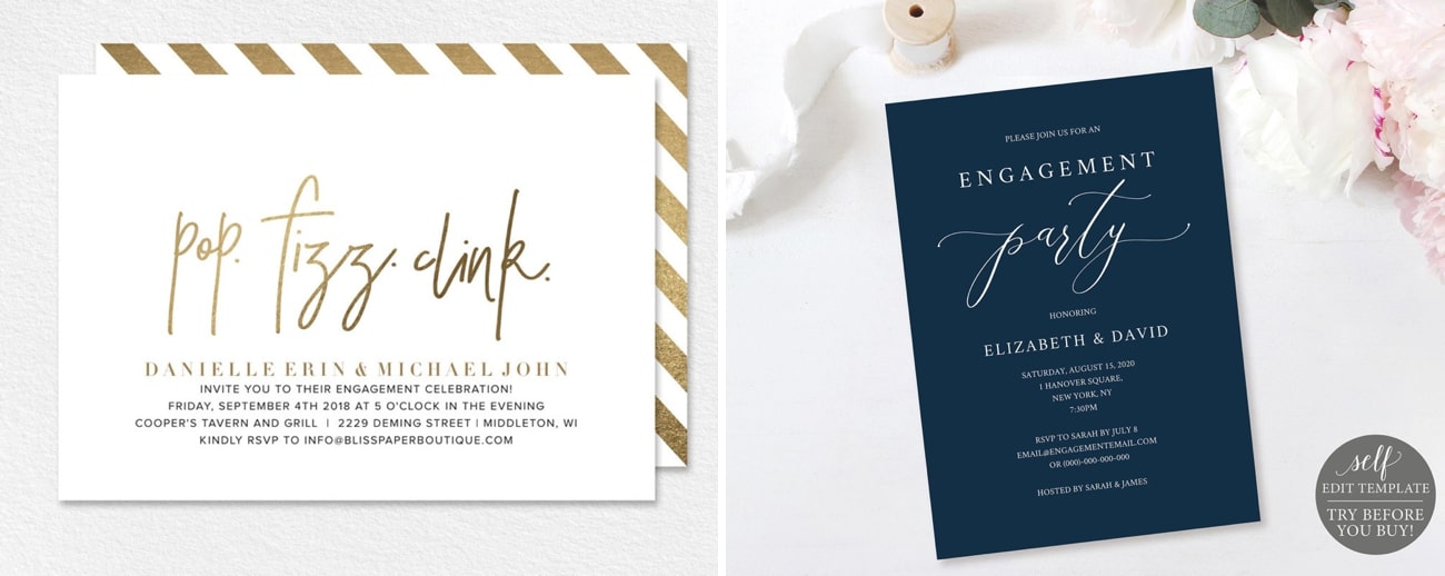 engagement party invitations