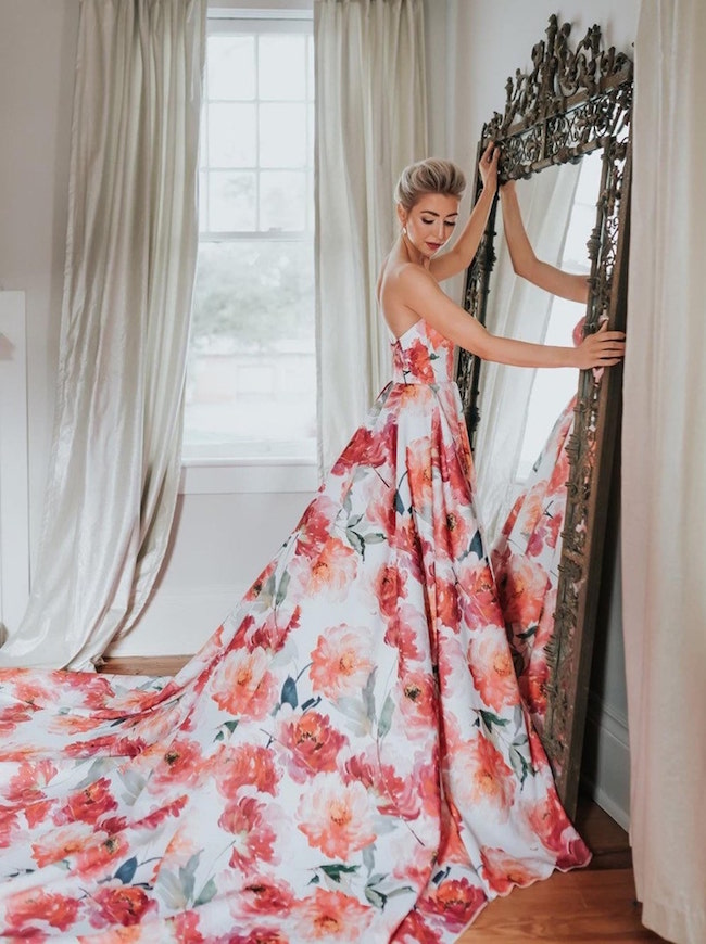 Blooming Gorgeous Floral Wedding Dresses