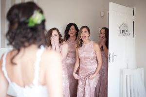 Bridesmaids Reaction to Wedding Dress | Image: Tanya Jacobs