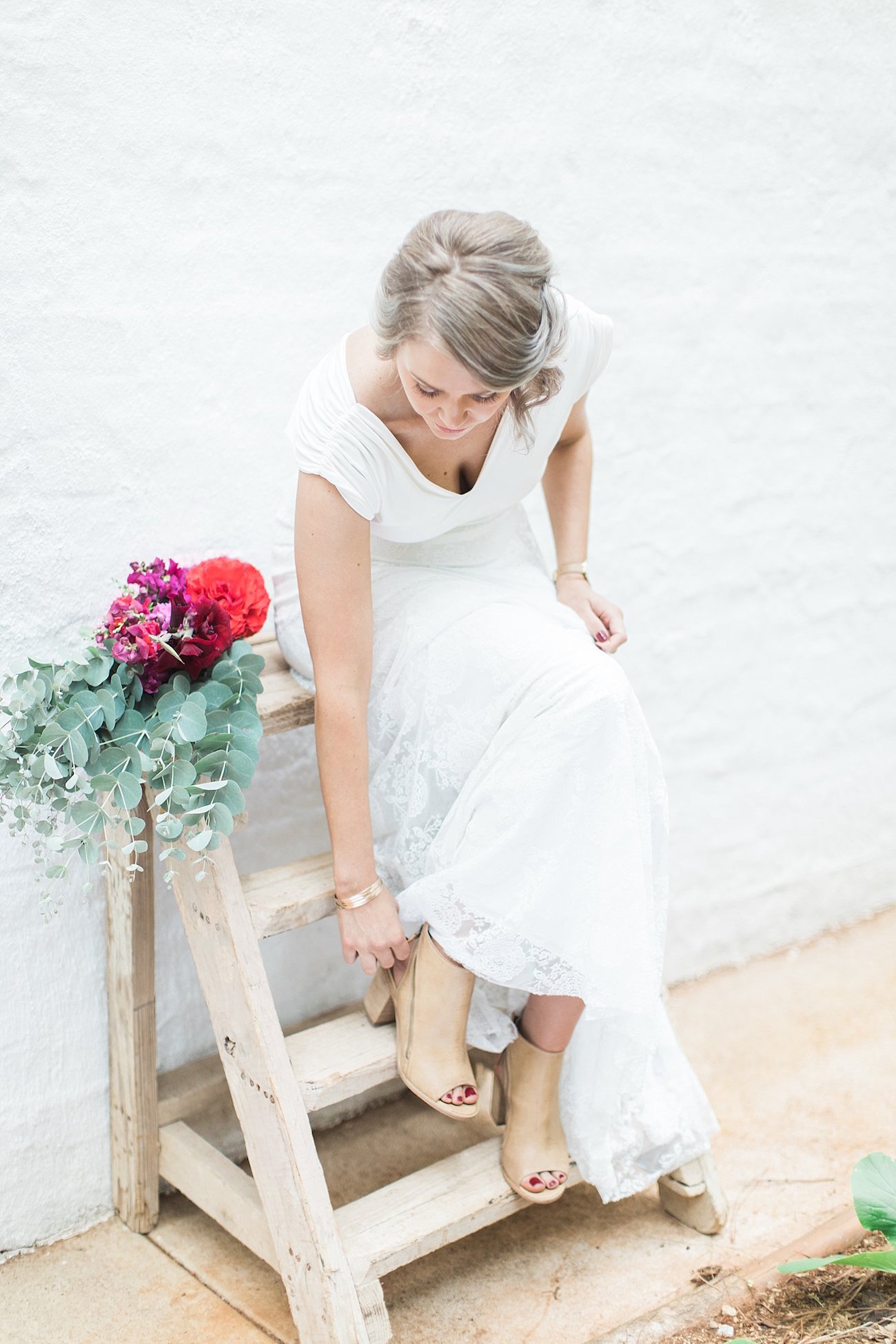 Bride with Booties | Image: Alicia Landman