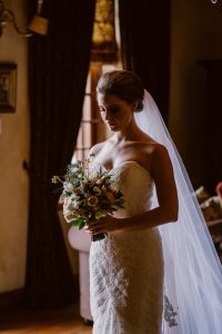 Bride in Heirloom Veil | Image: Lad & Lass Photography