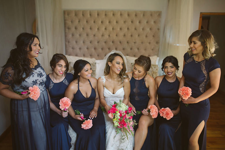 Navy Bridesmaid Dresses | Image: Moira West