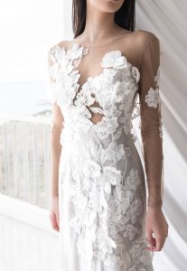 20 Blooming Gorgeous Floral Wedding Dresses from Etsy | SouthBound Bride