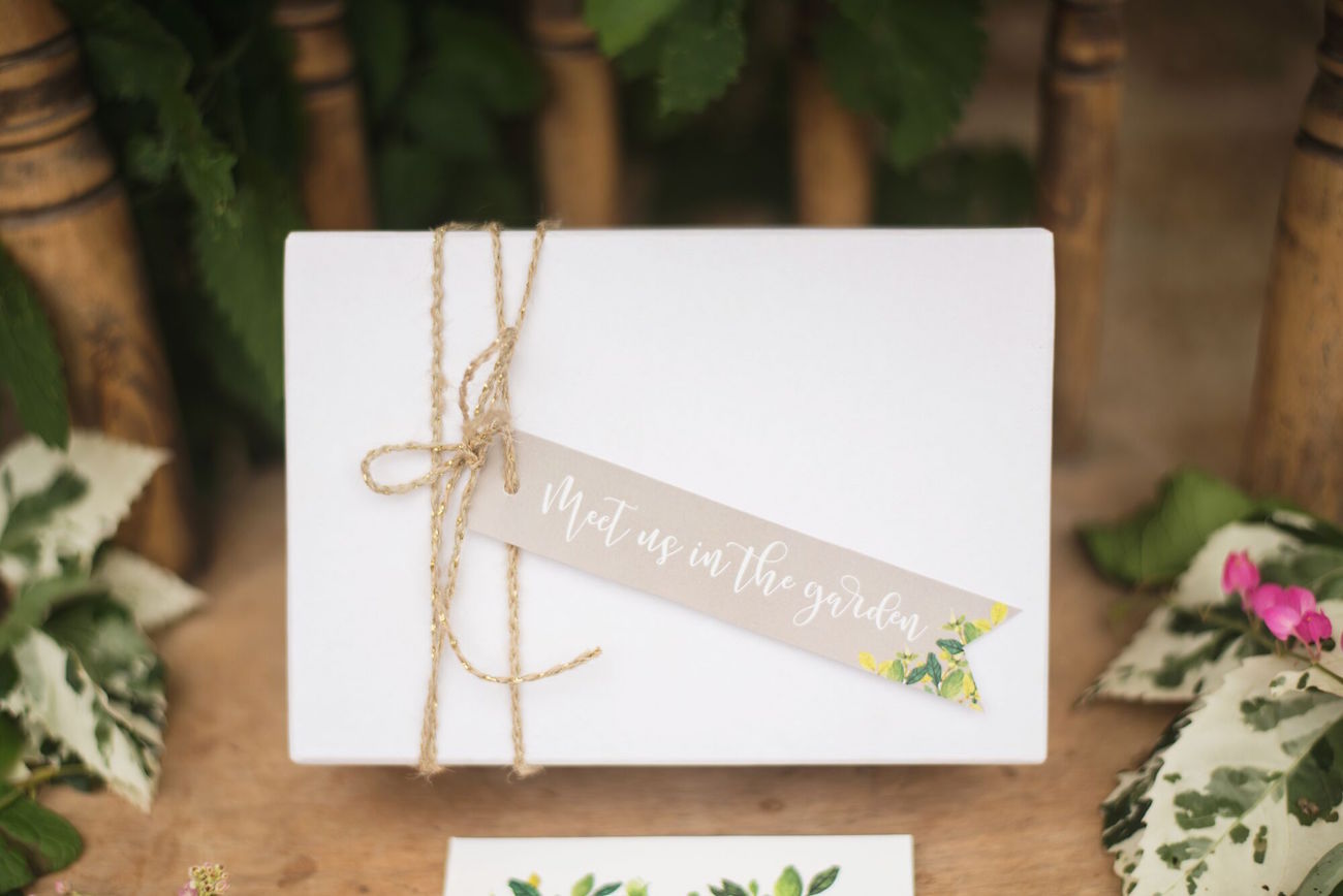 Meet Us In the Garden Tag | Credit: Oh Happy Day & Roxanne Davison