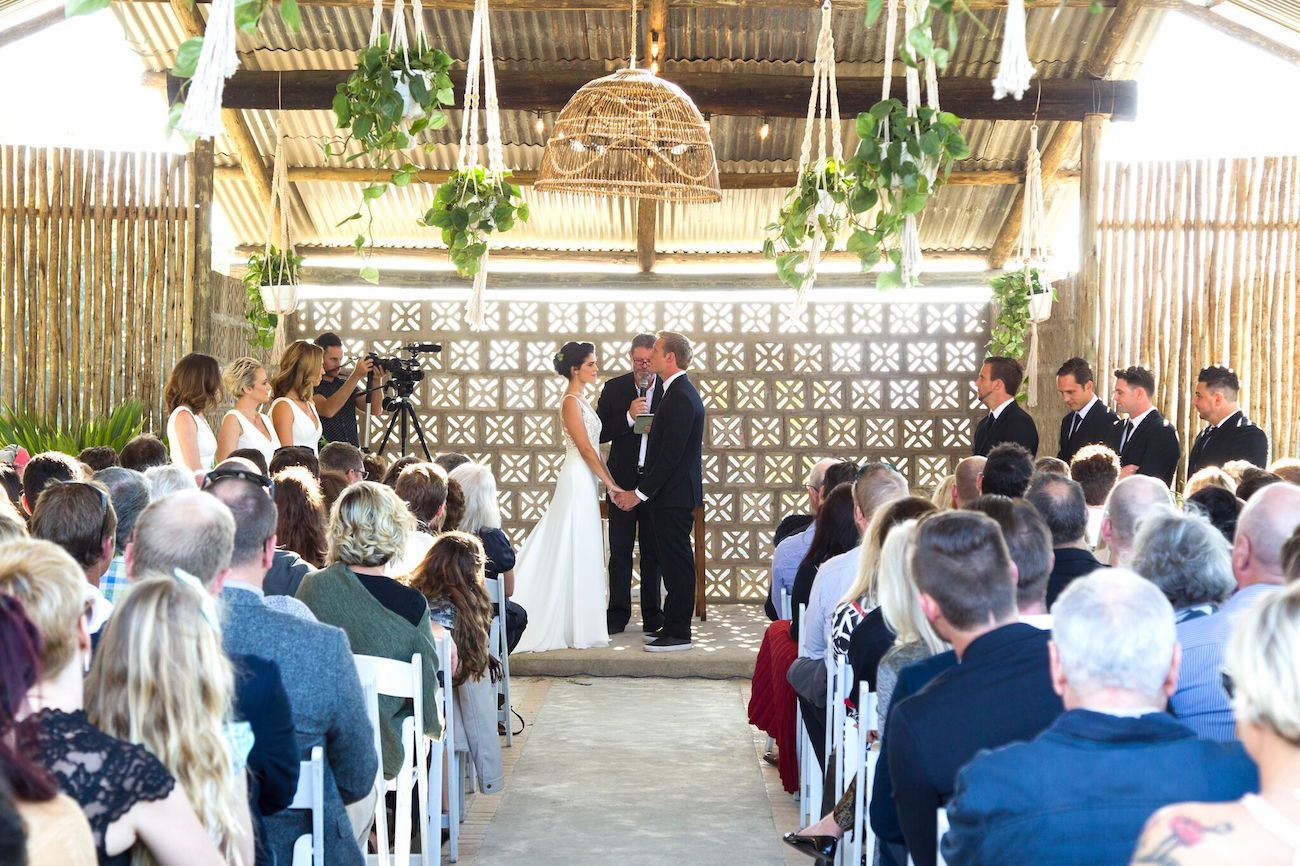 Durban North Coast Tropical Chic Wedding Ceremony | Credit: Oh Happy Day & Dane Peterson