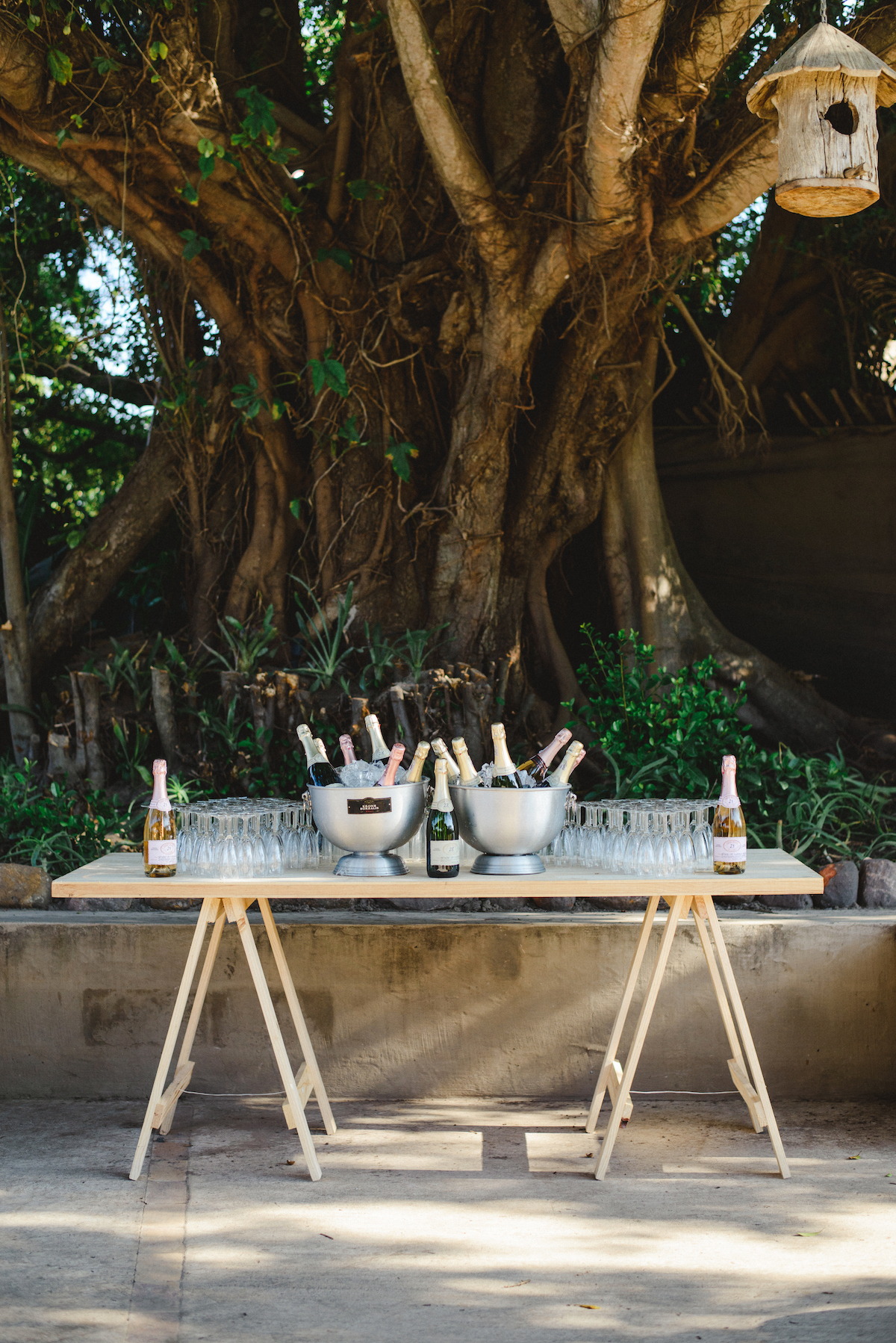 Outdoor Bar Area | Credit: Oh Happy Day & Dane Peterson