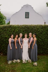 Bridesmaids in Grey | Image: Lad & Lass Photography