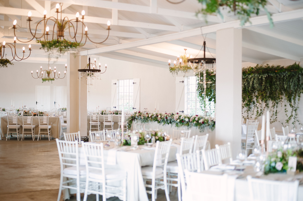 Romantic Rose Gold Reception | Image: Tanya Jacobs