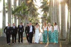 Bridesmaid Separates in Tropical Print | Credit: Oh Happy Day & Dane Peterson