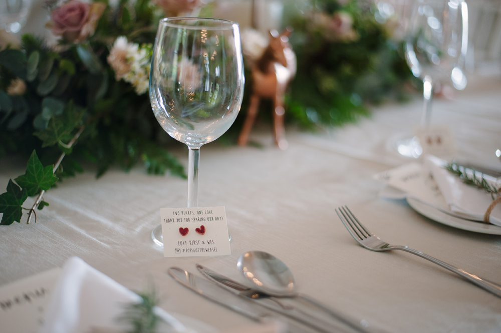 Romantic Rose Gold Table Decor | Image: Tanya Jacobs