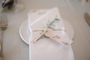 Place Setting with Rosemary Sprig | Image: Tanya Jacobs
