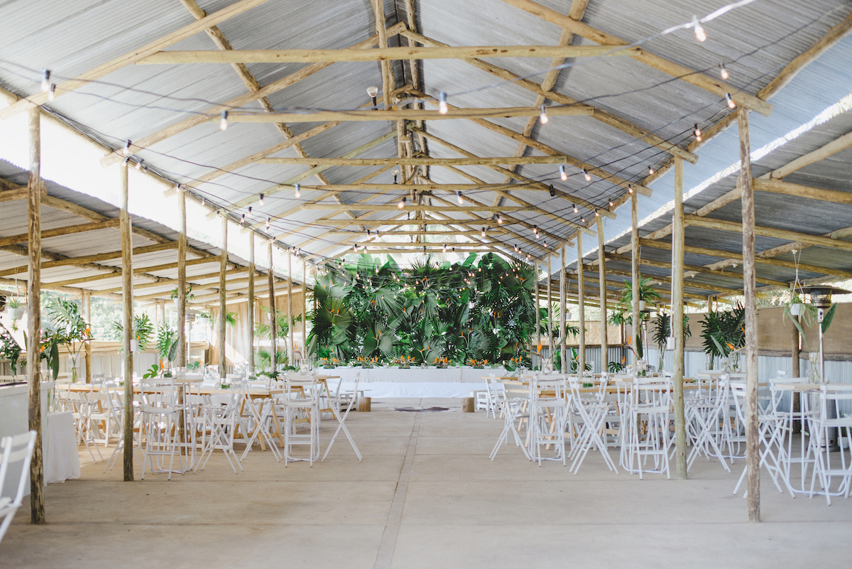 Greenery Feature Wall | Credit: Oh Happy Day & Dane Peterson