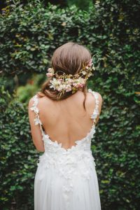 Floral Wedding Dress by McCarthy Wolff | Credit: Oh Happy Day & Roxanne Davison