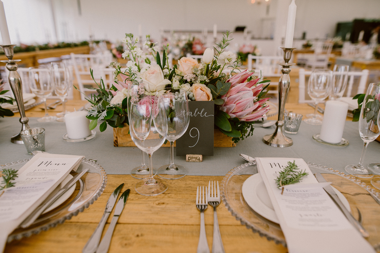 Protea Centerpiece | Image: Lad & Lass Photography